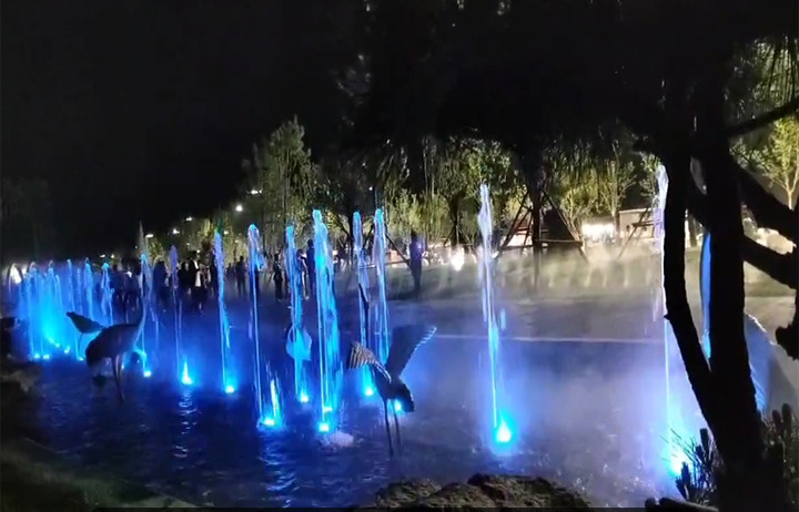 商洛 南秦公园景观喷泉