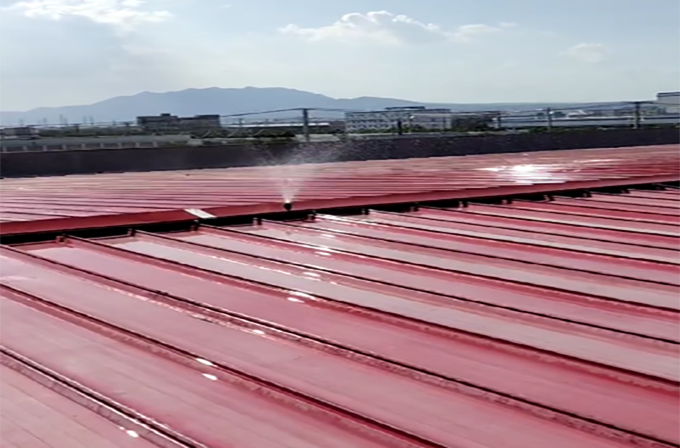 屋顶喷淋降温系统-厂房 彩钢房夏季智能降温