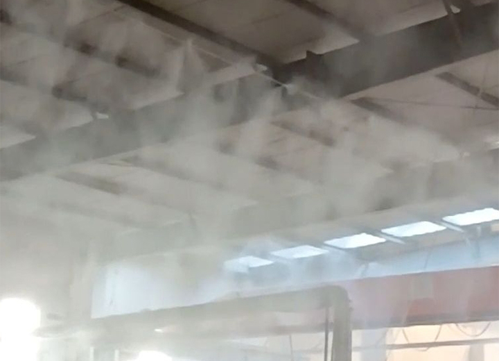 水云间景观-煤棚喷雾降尘系统智能应用管理技术