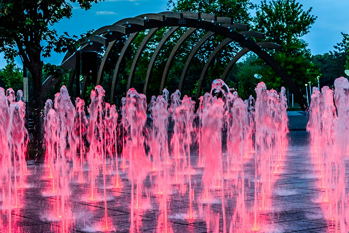 喷泉音乐灯光控制系统