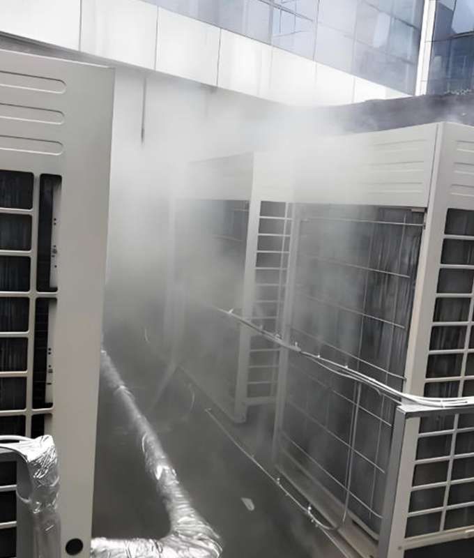 水云间景观 厂房楼顶智能喷雾控制系统