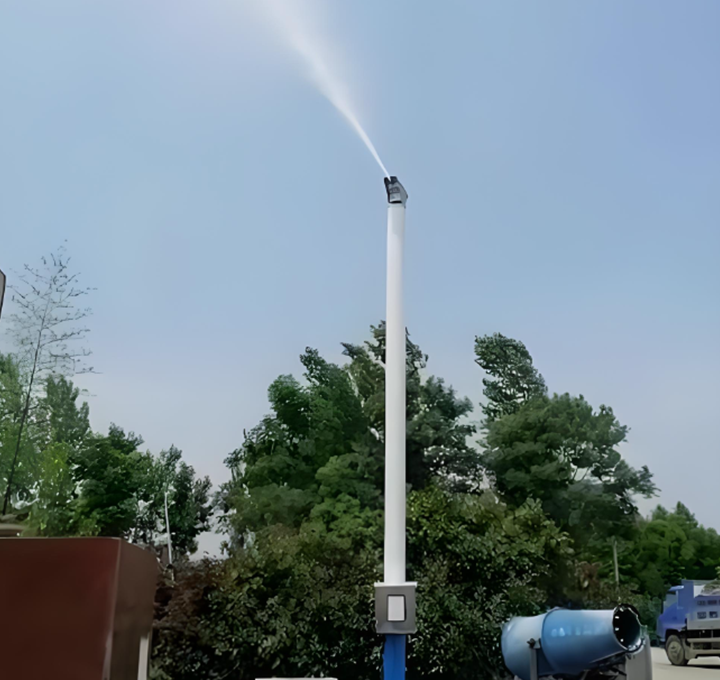 建筑工地扬尘超标？高温天气施工进度缓慢？智能喷雾系统为您保驾护航