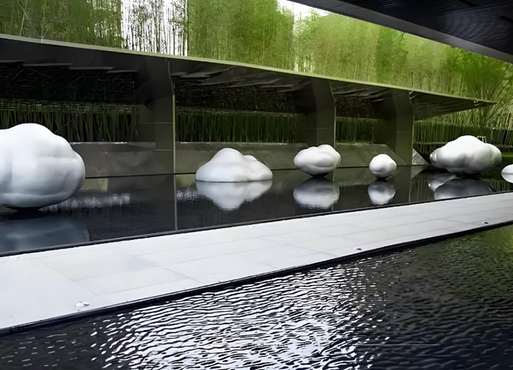 售楼部 城市广场水景喷泉景观